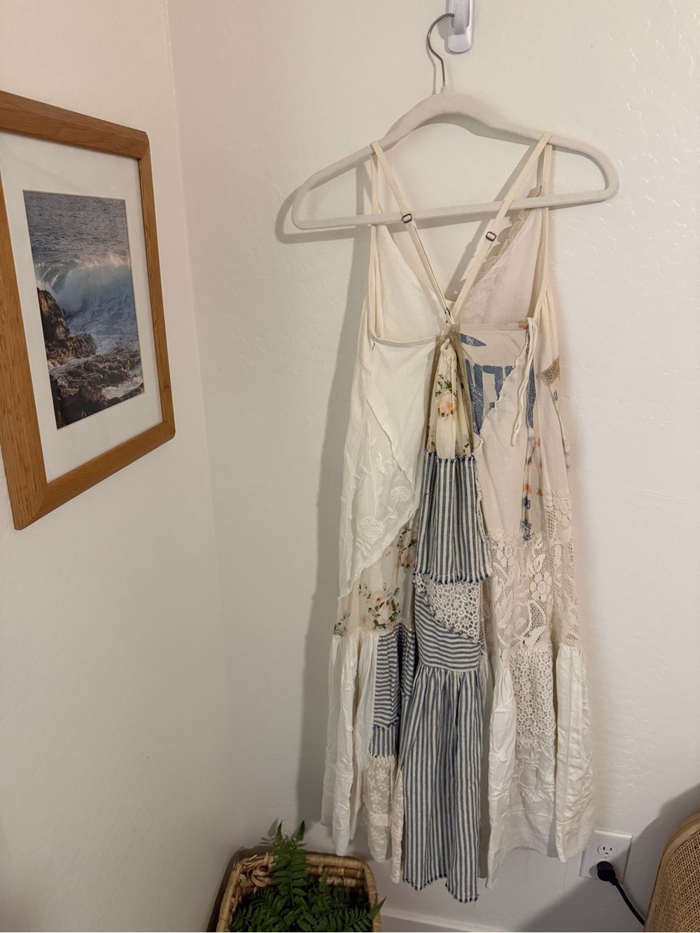 NWT Urban Outfitters Kimchi Blue Dorothy Patchwork Maxi Dress - Picture 6 of 7